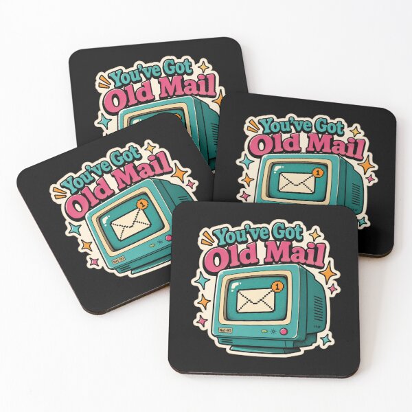 Item preview, You've Got Old Mail Retro Computer Sticker  designed and sold by Sketchlegacy.