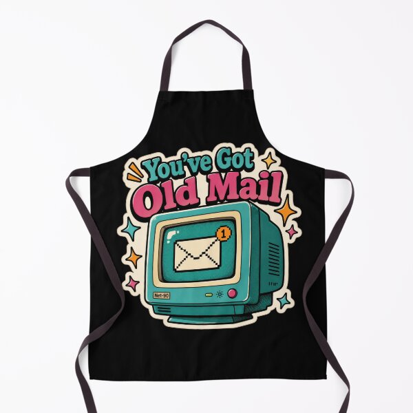Item preview, You've Got Old Mail Retro Computer Sticker  designed and sold by Sketchlegacy.