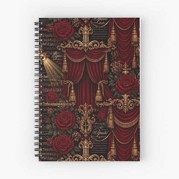 Item preview, Operacore Crimson Velvet Curtain Roses Baroque Luxury Aesthetic  designed and sold by StickyGuys.