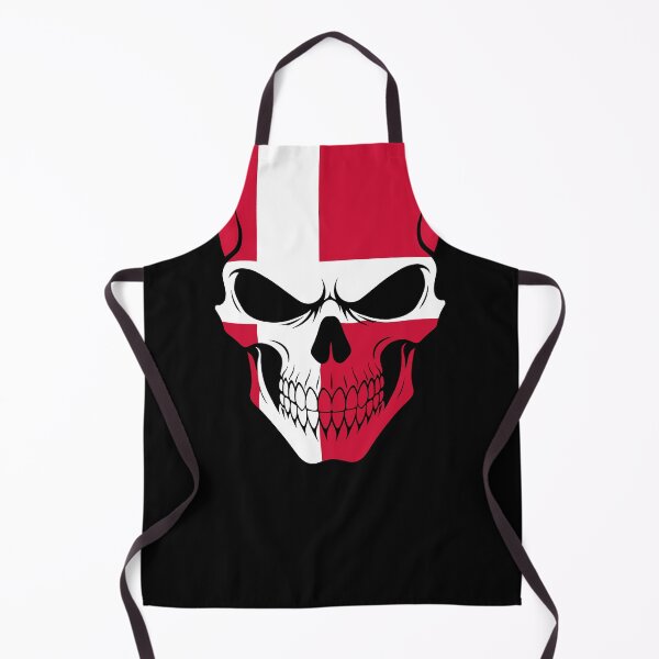 Item preview, Denmark Skull Flag designed and sold by JeffBartels.