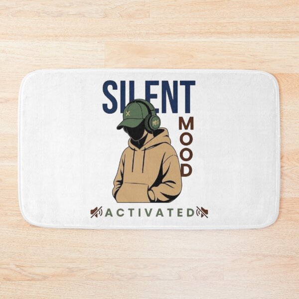 Item preview, Silent Mood Activated Funny Introvert Gamer Boy designed and sold by Northern Glow Art.