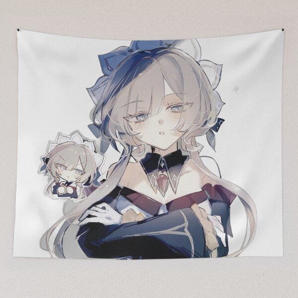 Item preview, Sandrone White Hat Portrait Genshin Impact designed and sold by KomiArts.