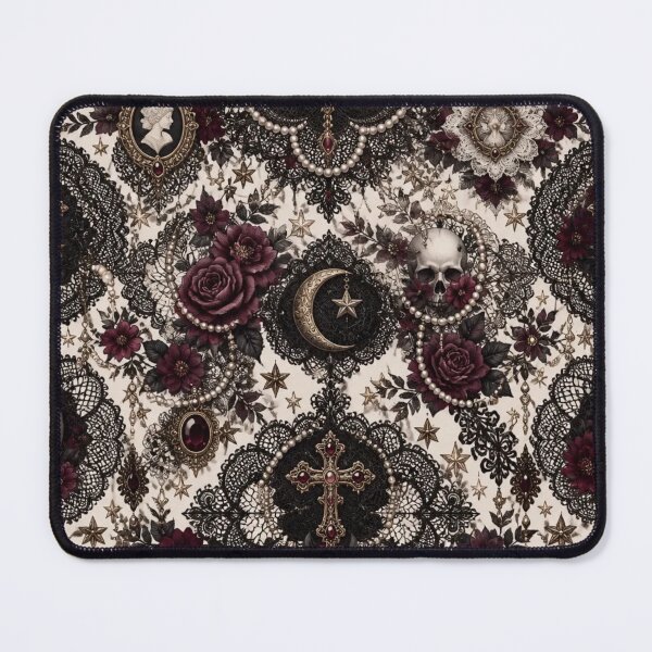 Item preview, Lace Gothic Dark Feminine Aesthetic Seamless Pattern Baroque Ornate designed and sold by StickyGuys.