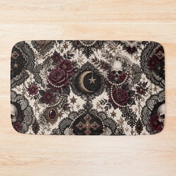 Item preview, Lace Gothic Dark Feminine Aesthetic Seamless Pattern Baroque Ornate designed and sold by StickyGuys.