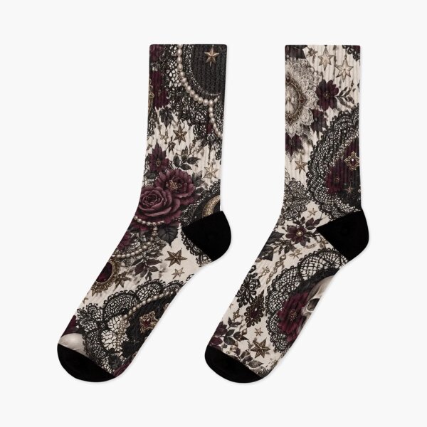 Item preview, Lace Gothic Dark Feminine Aesthetic Seamless Pattern Baroque Ornate designed and sold by StickyGuys.