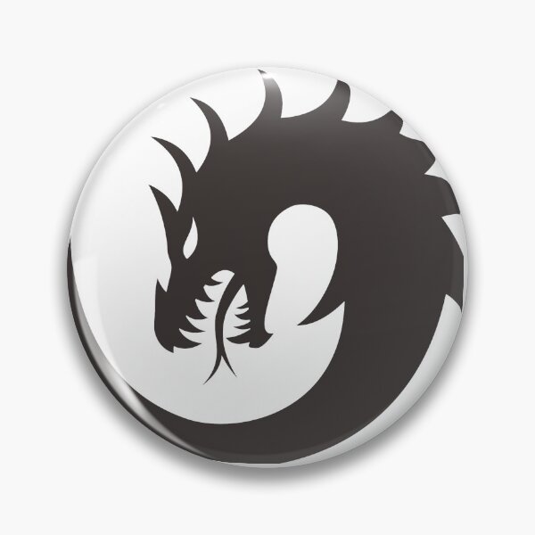 Item preview, Minimalist Tribal Dragon Silhouette Emblem Art designed and sold by A-pdo.