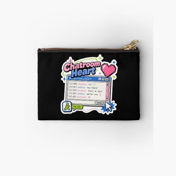 Item preview, Chatroom Heart Retro Internet Sticker  designed and sold by Sketchlegacy.