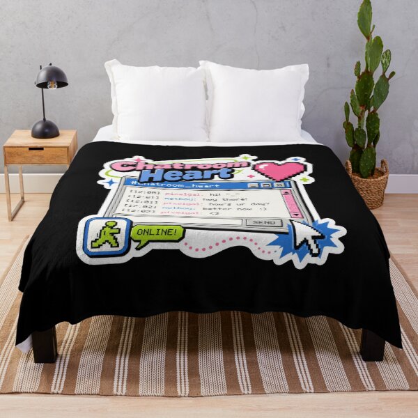 Item preview, Chatroom Heart Retro Internet Sticker  designed and sold by Sketchlegacy.