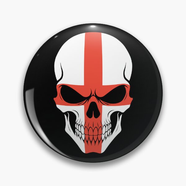 Item preview, England Skull Flag designed and sold by JeffBartels.