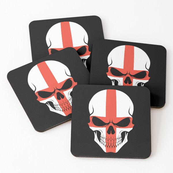 Item preview, England Skull Flag designed and sold by JeffBartels.