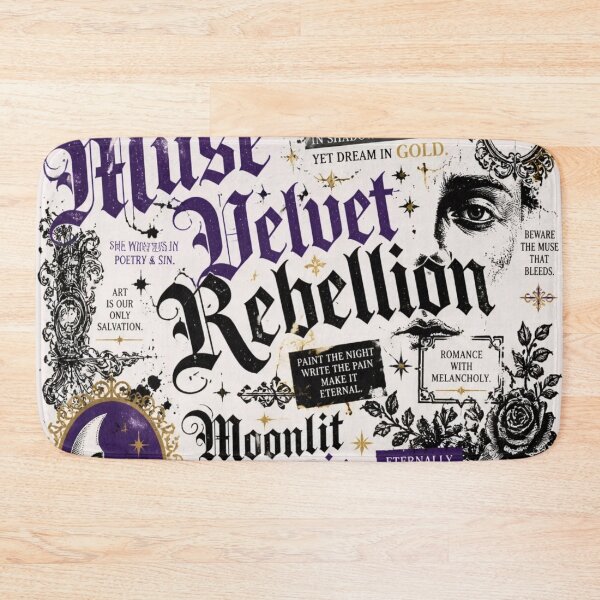 Item preview, Gothic Baroque Typography Collage Poetic Text Dark Aesthetic designed and sold by StickyGuys.
