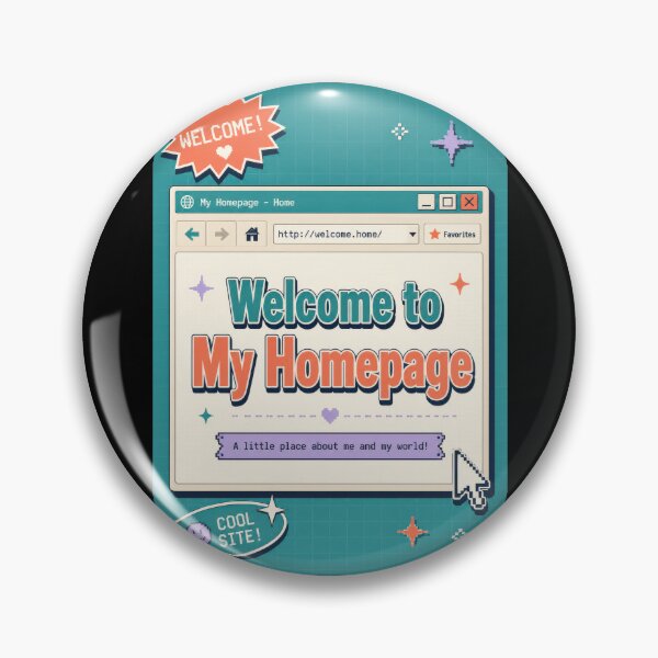 Item preview, Welcome to My Homepage Retro Web Poster designed and sold by Sketchlegacy.