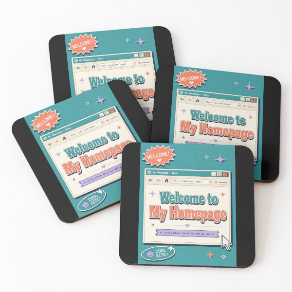 Item preview, Welcome to My Homepage Retro Web Poster designed and sold by Sketchlegacy.