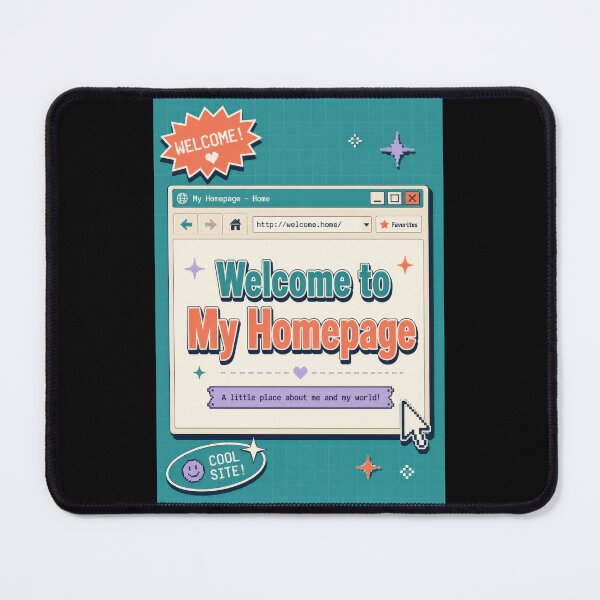 Item preview, Welcome to My Homepage Retro Web Poster designed and sold by Sketchlegacy.