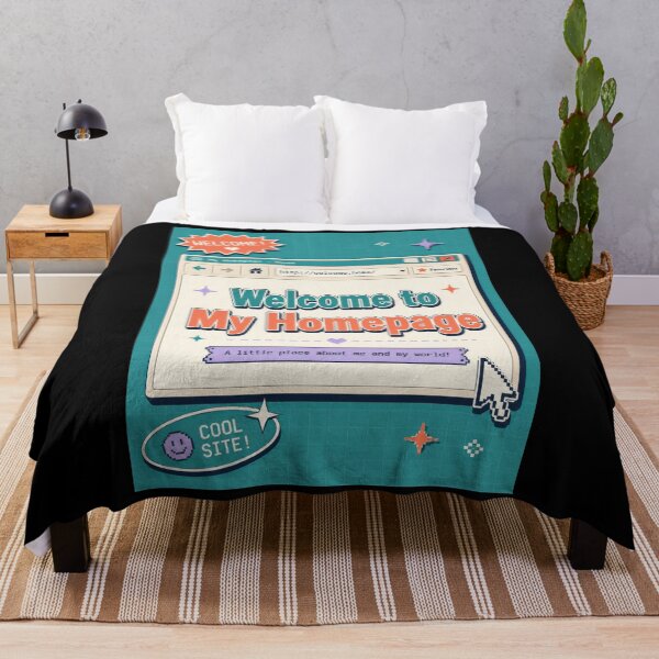 Item preview, Welcome to My Homepage Retro Web Poster designed and sold by Sketchlegacy.