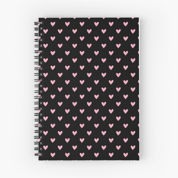 Item preview, Pink Hearts on Black Pattern | Y2K Pink and Black Heart Print | Coquette Blackpink Hearts | Cute Soft Pink Heart Motif | Retro 90s Heart Pattern | Preppy Pink and Black Hearts designed and sold by VivaFy.