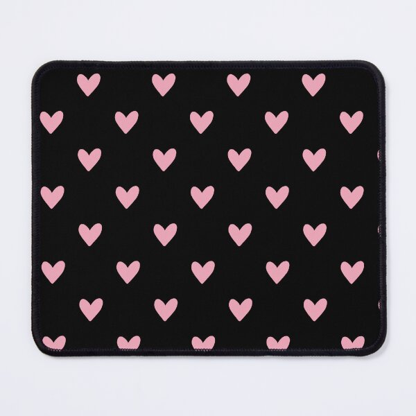 Item preview, Pink Hearts on Black Pattern | Y2K Pink and Black Heart Print | Coquette Blackpink Hearts | Cute Soft Pink Heart Motif | Retro 90s Heart Pattern | Preppy Pink and Black Hearts designed and sold by VivaFy.