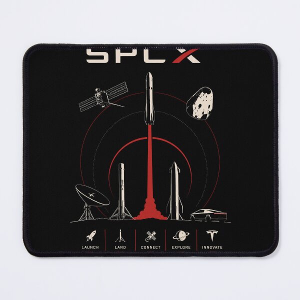 Item preview, SpaceX SPCX Stock Ticker Rocket Investor Design | Space Stock Market Gift designed and sold by TEEJAMBOREE.