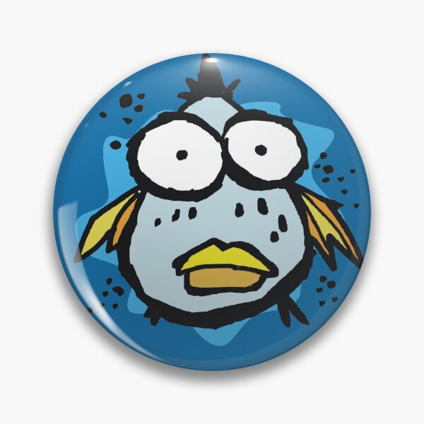 Item preview, Quirky stylised Cartoon Sea Fish Stickers designed and sold by Al Benge.