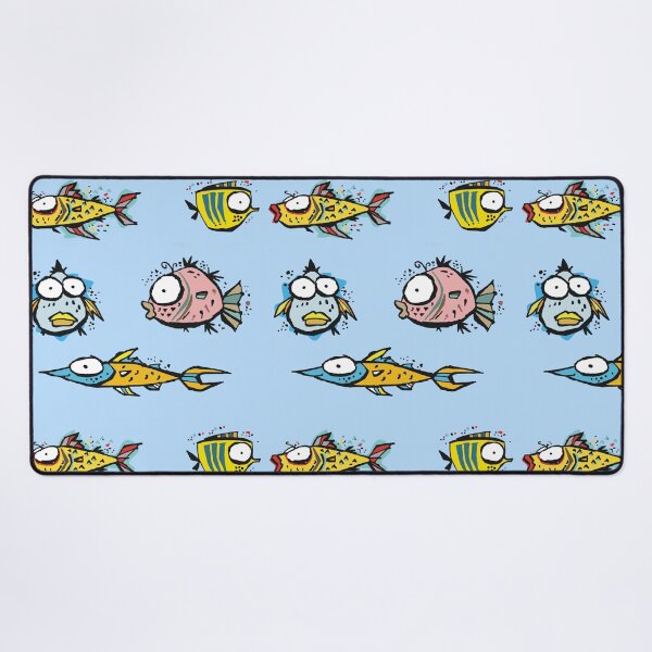 Item preview, Quirky stylised Cartoon Sea Fish Stickers designed and sold by Al Benge.