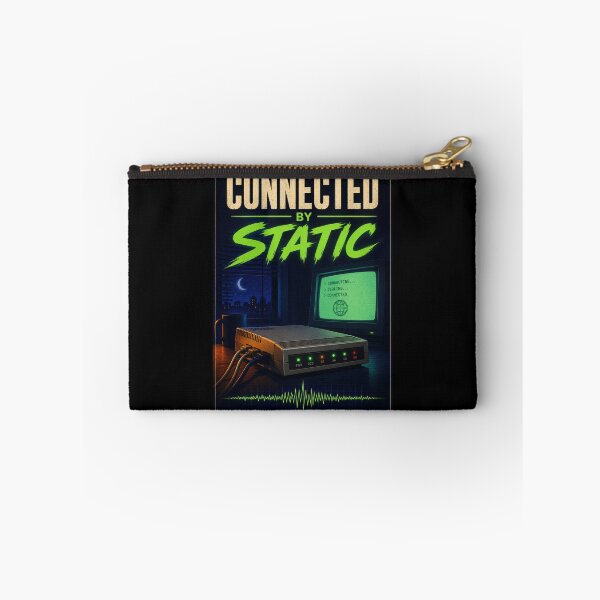 Item preview, Connected by Static Dial-Up Internet Poster  designed and sold by Sketchlegacy.
