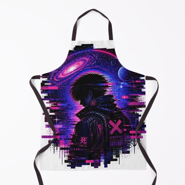 Item preview, Glitch Art Cyberpunk Galaxy Dark Neon Digital Aesthetic designed and sold by StickyGuys.