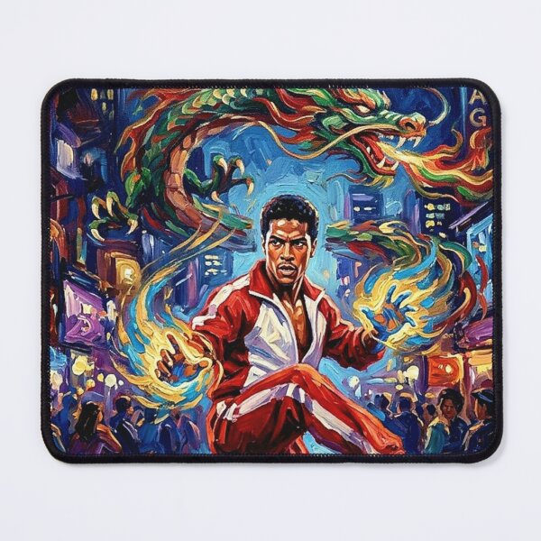 Item preview, The Last Dragon Retro Martial Arts Action Tribute Art Movie Poster designed and sold by Art's Diner.