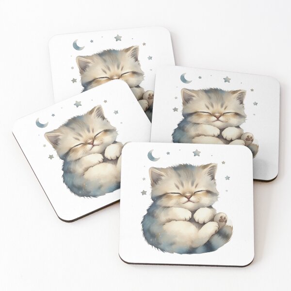 Item preview, 星空のねむねむ子猫 designed and sold by nyankojikan.
