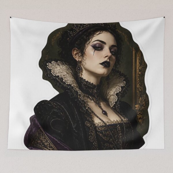 Item preview, Goth Renaissance Portrait Classical Painting Dark Aesthetic designed and sold by StickyGuys.