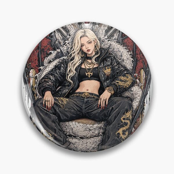 Item preview, Korean Queen & storm-born Dragon Tee - Dark Fantasy Ink-Wash Streetwear designed and sold by Ramases-Merch.