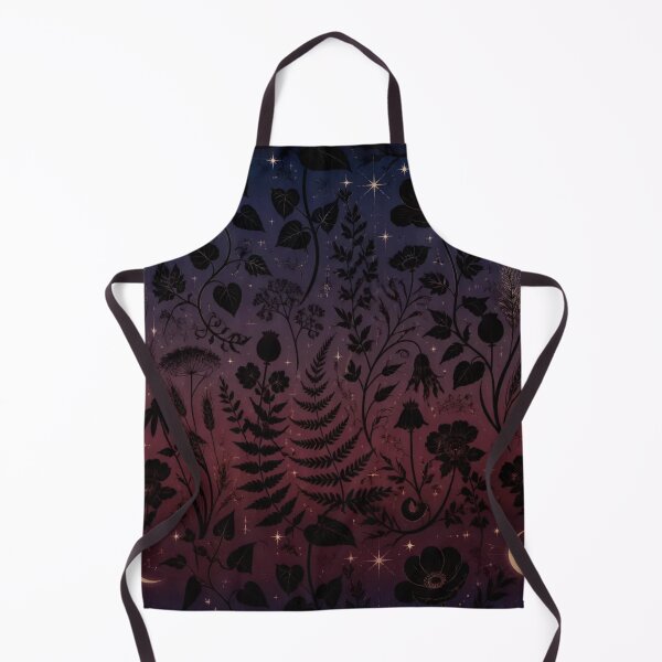 Item preview, Midnight Garden Botanical Silhouette Dark Flora Seamless Nature Pattern designed and sold by StickyGuys.