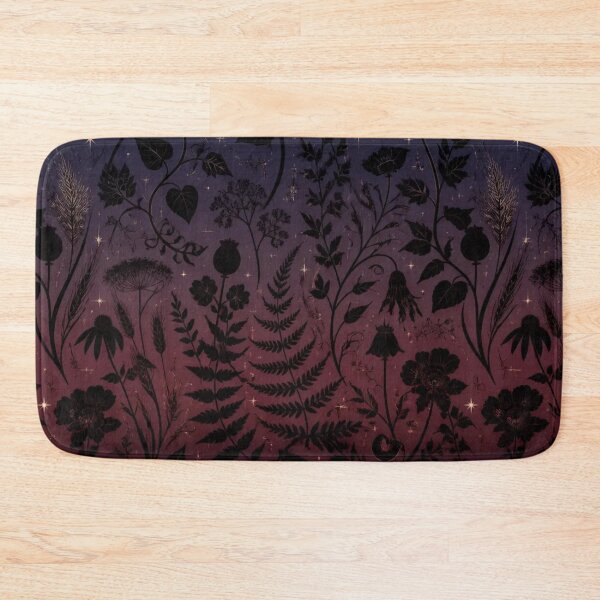 Item preview, Midnight Garden Botanical Silhouette Dark Flora Seamless Nature Pattern designed and sold by StickyGuys.