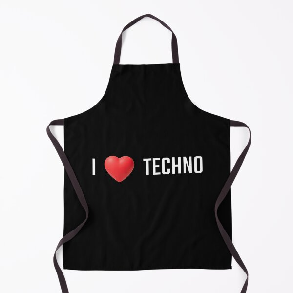 Item preview, I love techno designed and sold by CONFORMIST-REBEL.