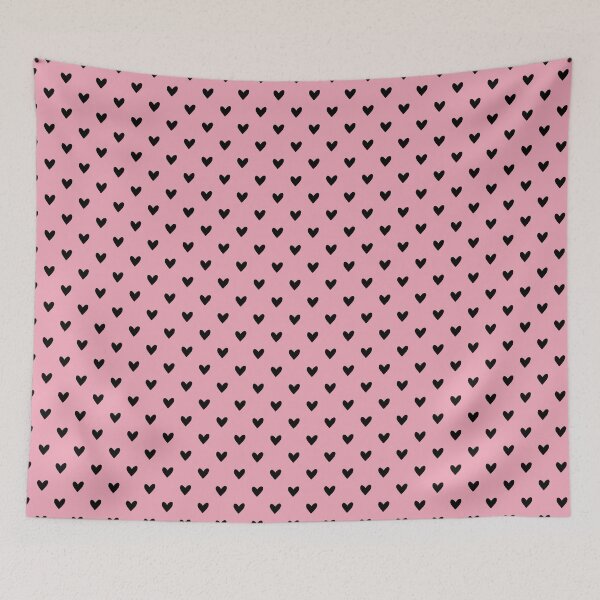 Item preview, Blackpink Heart Pattern Phone Case for Girls | Minimalist Pink and Black Heart Journal for Students | Cute Heart Print Blanket for Bridesmaid | Heart Shape Tote Bag for Mom designed and sold by VivaFy.