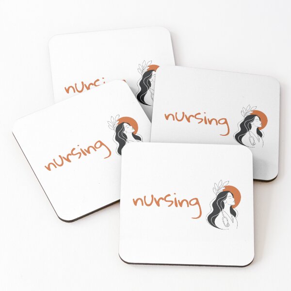 Item preview, Nursing Aesthetic Portrait — Nurse Gift | Artistic RN Shirt Nurse Illustration Botanical designed and sold by KiwyStudio.
