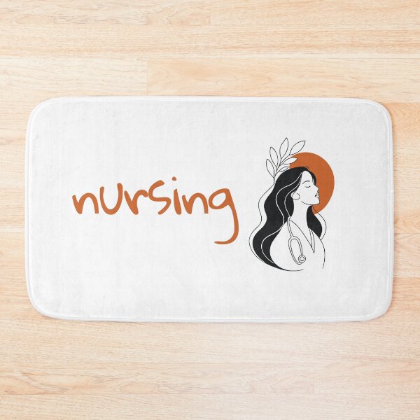 Item preview, Nursing Aesthetic Portrait — Nurse Gift | Artistic RN Shirt Nurse Illustration Botanical designed and sold by KiwyStudio.