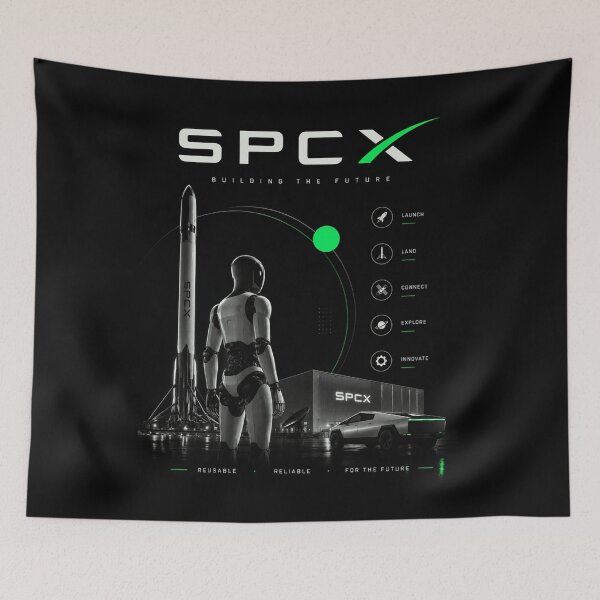 Item preview, SpaceX SPCX Stock Ticker Rocket Investor Design | Space Stock Market Gift designed and sold by TEEJAMBOREE.