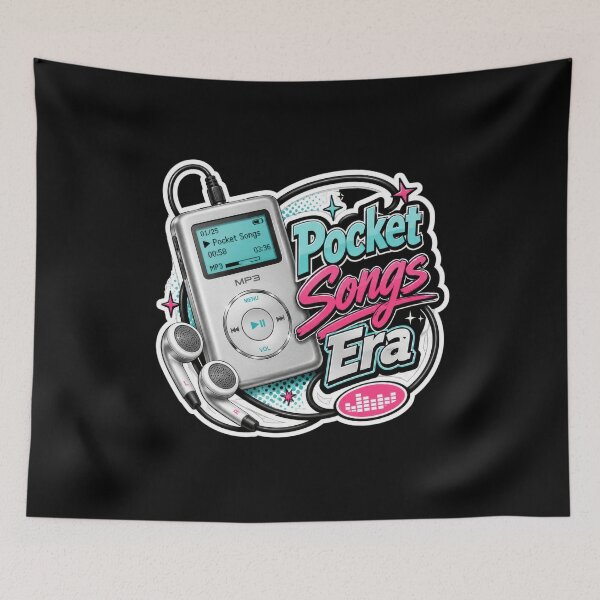Item preview, Pocket Songs Era Retro MP3 Player Sticker  designed and sold by Sketchlegacy.