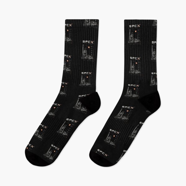 Aperçu de l'œuvre Design de fusée pour investisseurs avec le symbole boursier SpaceX SPCX | Cadeau sur le marché boursier spatial créée et vendue par TEEJAMBOREE.