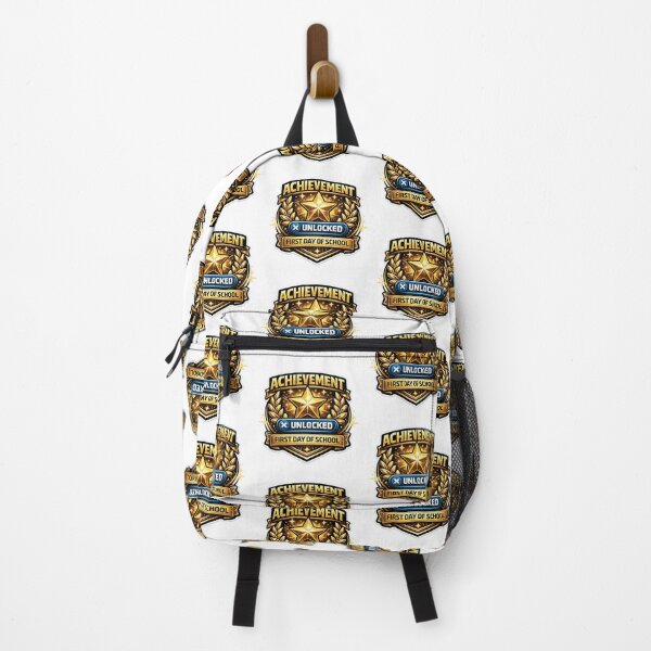 Item preview, Achievement Unlocked First Day of School Funny Gamer Design designed and sold by mansourhamid.