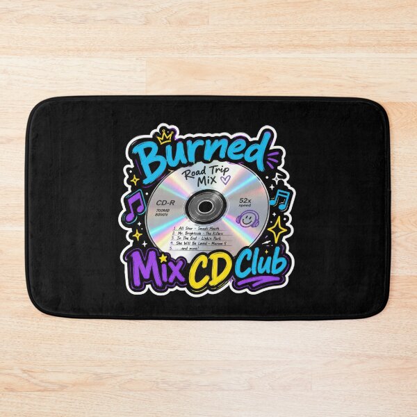 Item preview, Burned Mix CD Club Retro Music Sticker  designed and sold by Sketchlegacy.