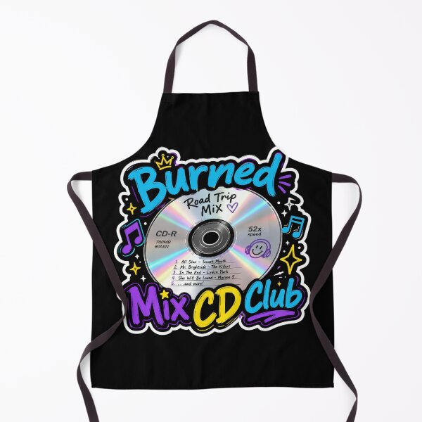 Item preview, Burned Mix CD Club Retro Music Sticker  designed and sold by Sketchlegacy.