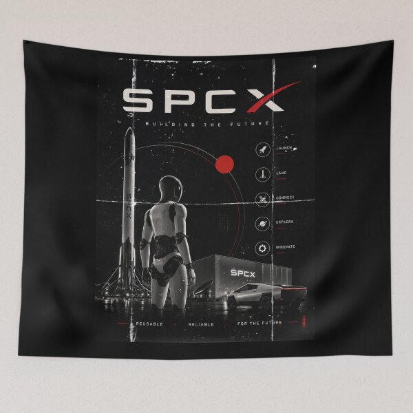 Item preview, SpaceX SPCX Stock Ticker Rocket Investor Design | Space Stock Market Gift designed and sold by TEEJAMBOREE.