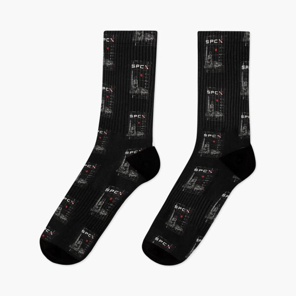 Aperçu de l'œuvre Design de fusée pour investisseurs avec le symbole boursier SpaceX SPCX | Cadeau sur le marché boursier spatial créée et vendue par TEEJAMBOREE.