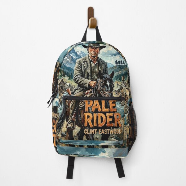 Item preview, Pale Rider Retro Western Action Tribute Art Movie Poster designed and sold by Art's Diner.