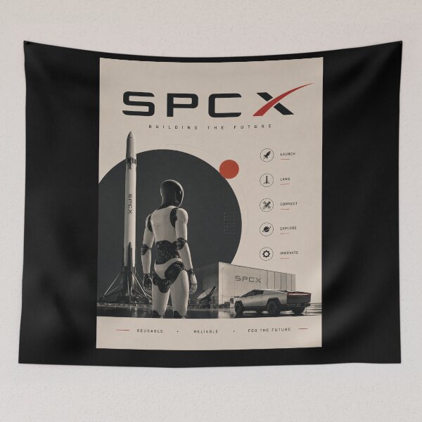 Item preview, SpaceX SPCX Stock Ticker Rocket Investor Design | Space Stock Market Gift designed and sold by TEEJAMBOREE.