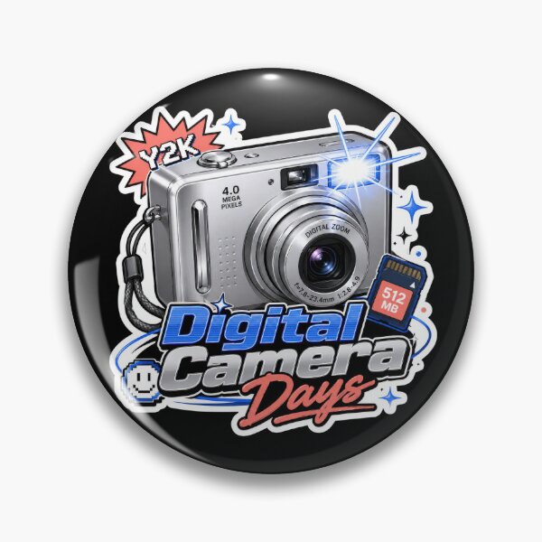 Item preview, Digital Camera Days Y2K Sticker  designed and sold by Sketchlegacy.