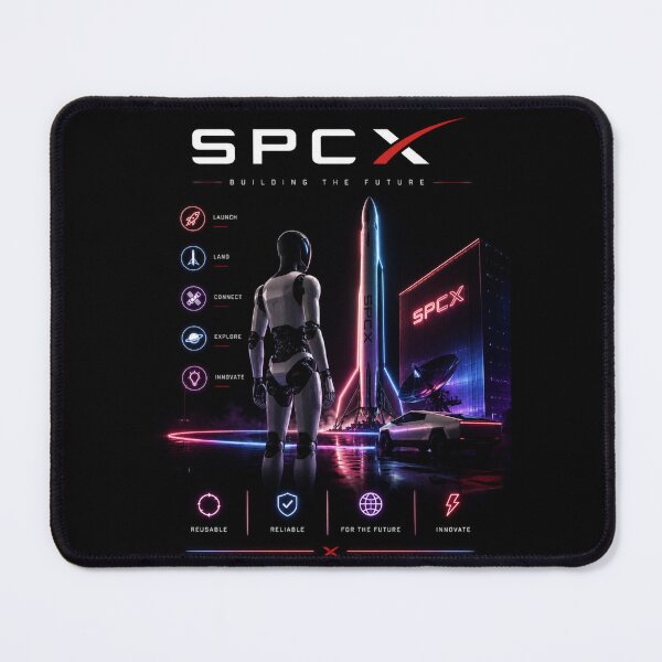 Item preview, SpaceX SPCX Stock Ticker Rocket Investor Design | Space Stock Market Gift designed and sold by TEEJAMBOREE.