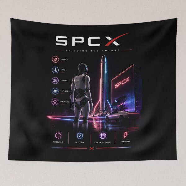 Item preview, SpaceX SPCX Stock Ticker Rocket Investor Design | Space Stock Market Gift designed and sold by TEEJAMBOREE.