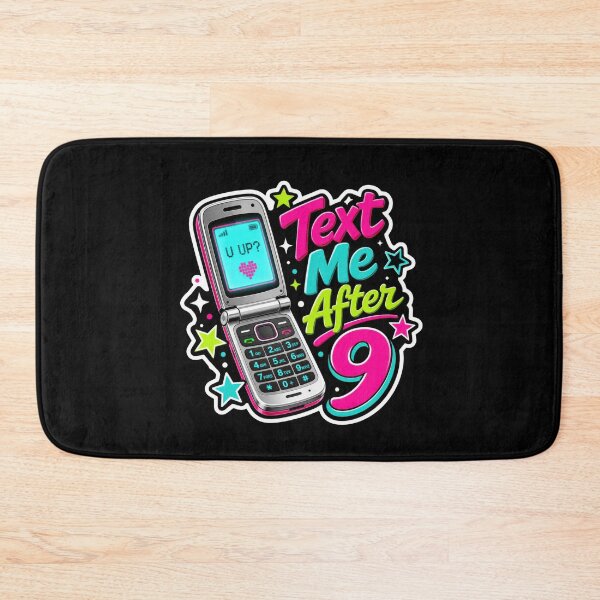Item preview, Text Me After 9 Flip Phone Sticker  designed and sold by Sketchlegacy.
